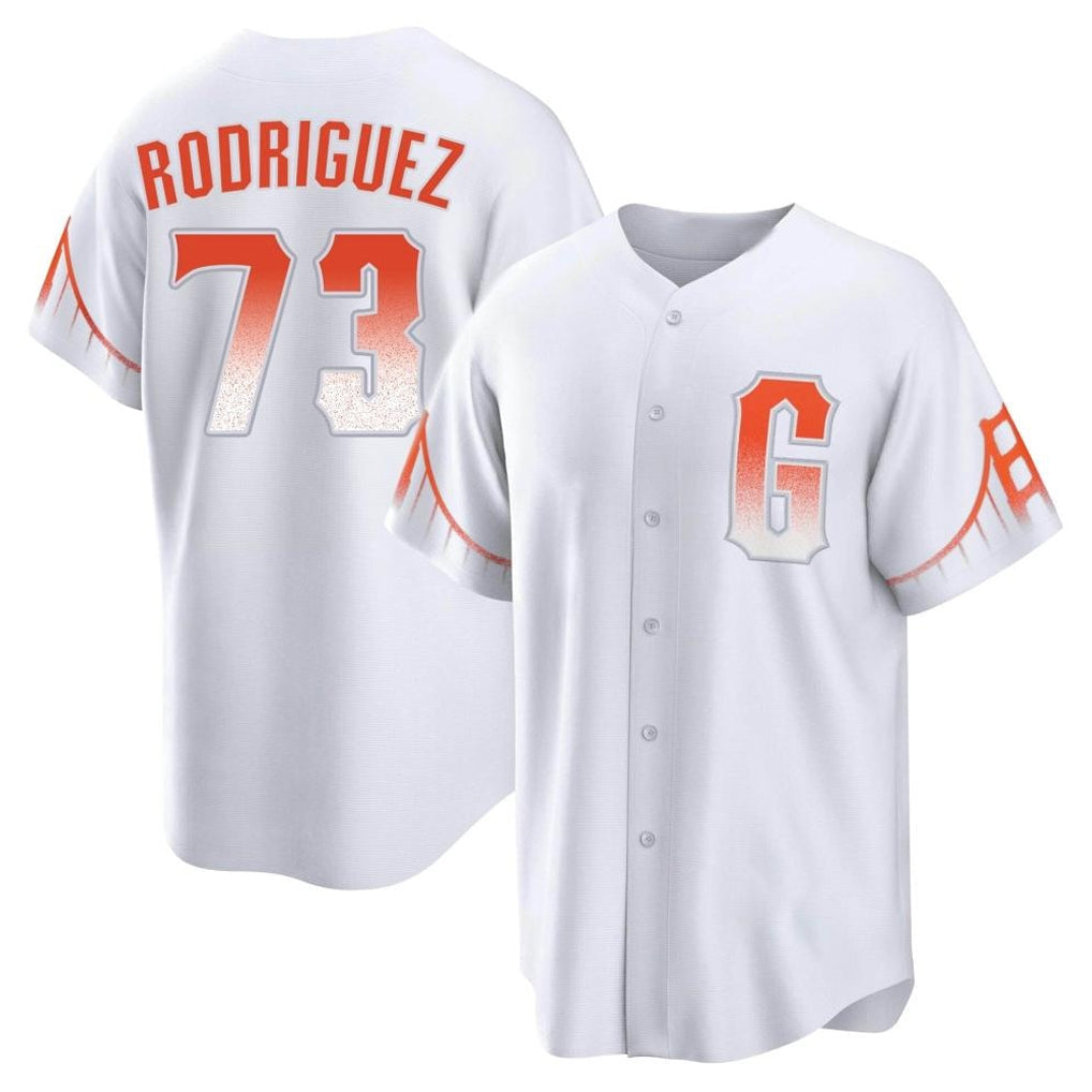 Choea SF.Giants #73 Randy Rodriguez Player White City Connect Home Game Stitched Jerseys