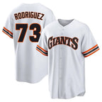 Choea SF.Giants #73 Randy Rodriguez Player White Home Game Stitched Jerseys