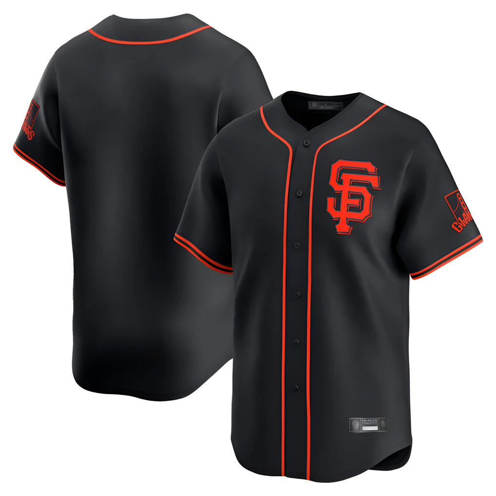 Choea SF.Giants Blank Player Black 2026 Home Limited Stitched Jerseys
