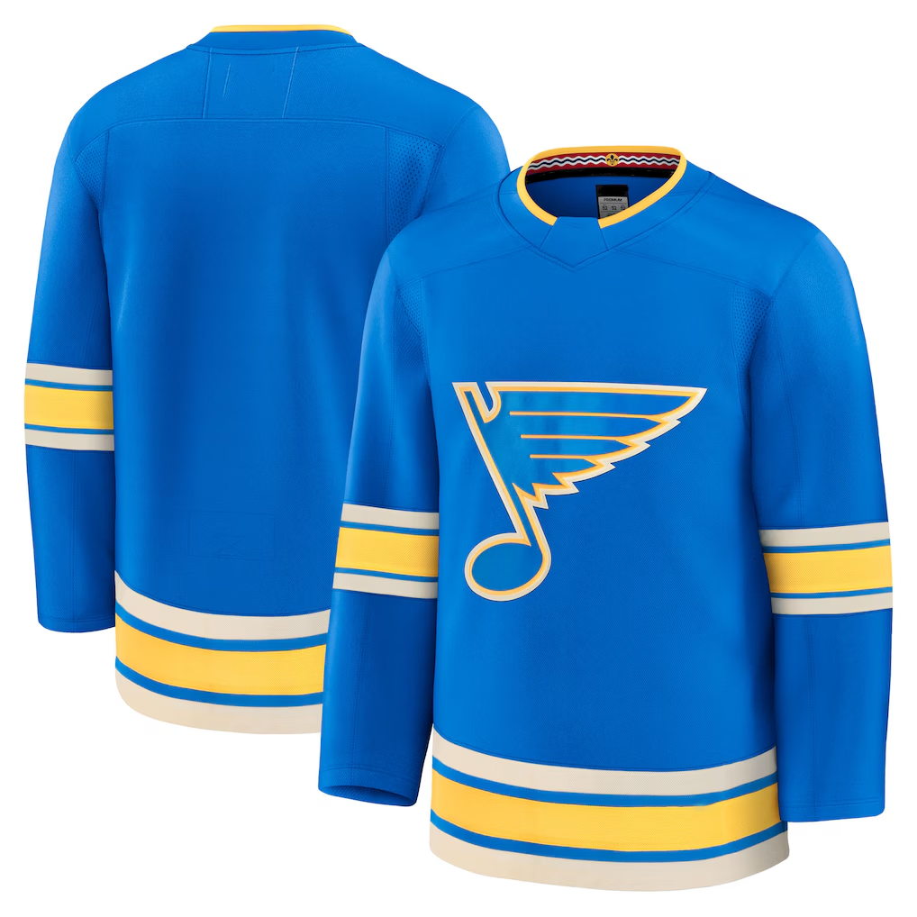 Choea St.L.Blues Blue Alternate Premium Jerseys