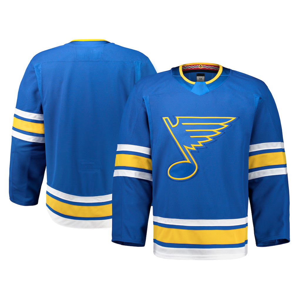 Choea St.L.Blues Blue Home Authentic Pro Jerseys