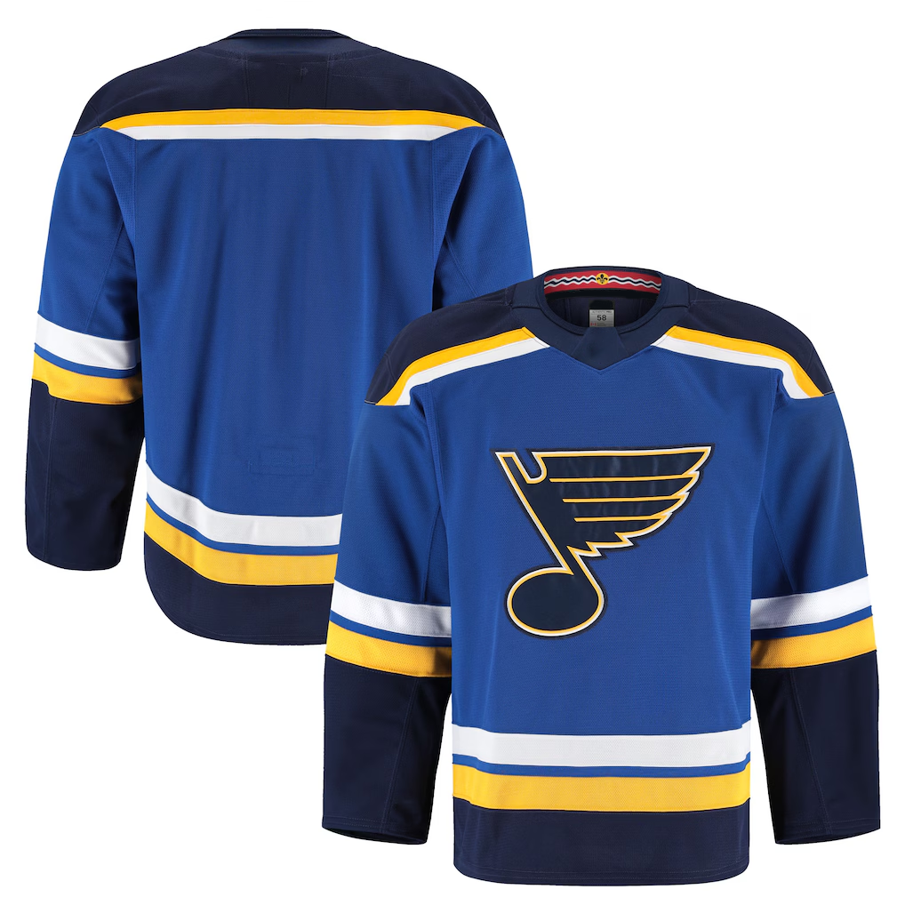 Choea St.L.Blues Blue Home Authentic Pro Jerseys