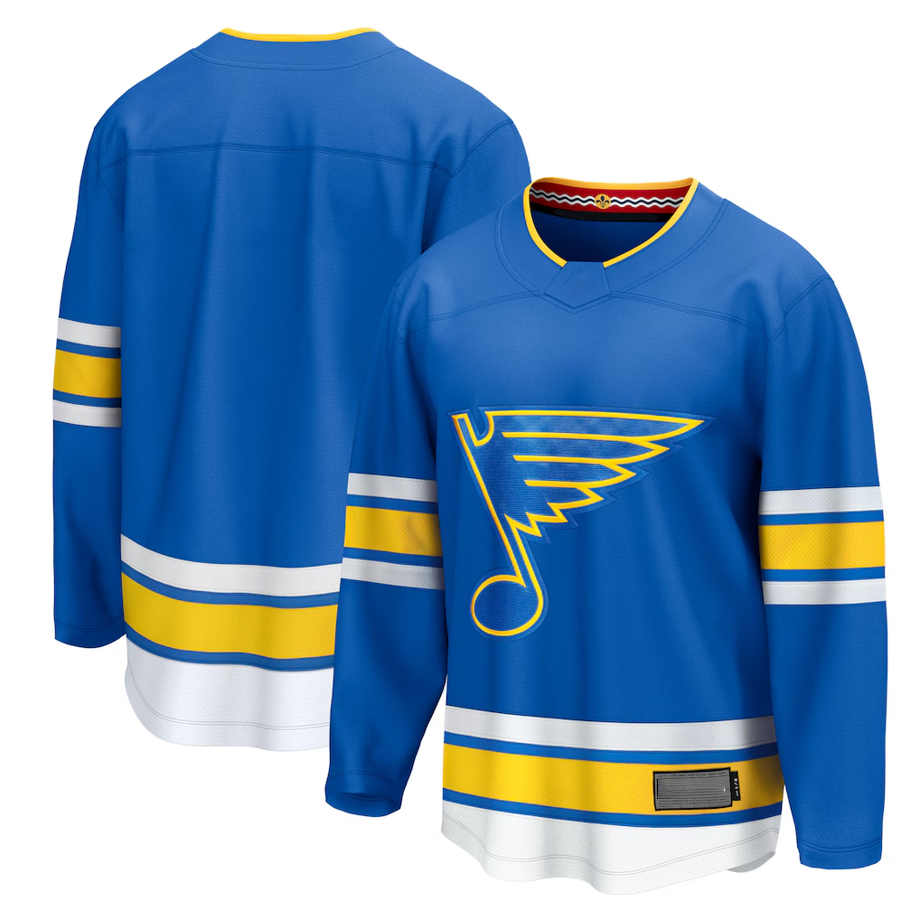 Choea St.L.Blues Blue Home Breakaway Jerseys