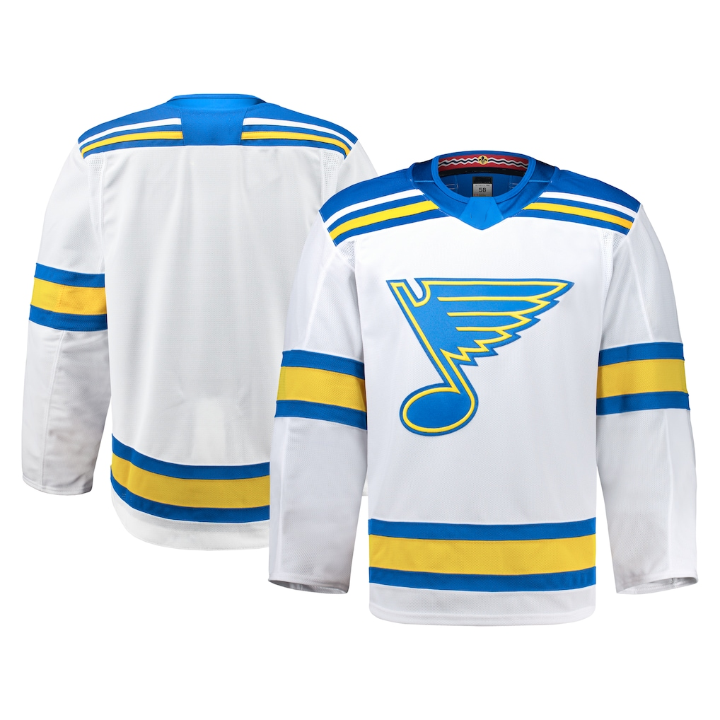 Choea St.L.Blues White Away Authentic Pro Jerseys