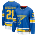 Choea St.L.Blues #21 Blues Jimmy Snuggerud Blue Home Breakaway Jerseys