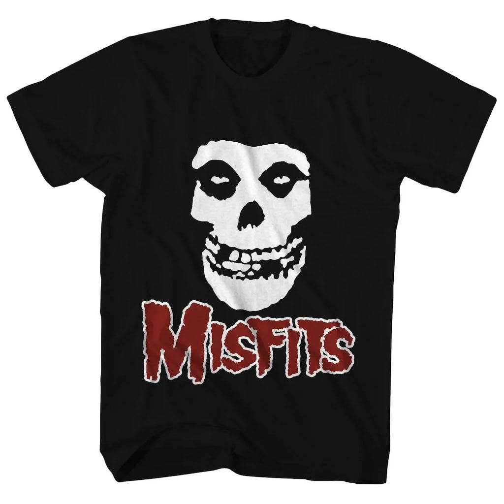 Cheap T-shirt Jerseys New Fashion Misfits Punk Style Tshirt Retro Street Skull Pattern Men's T-shirt