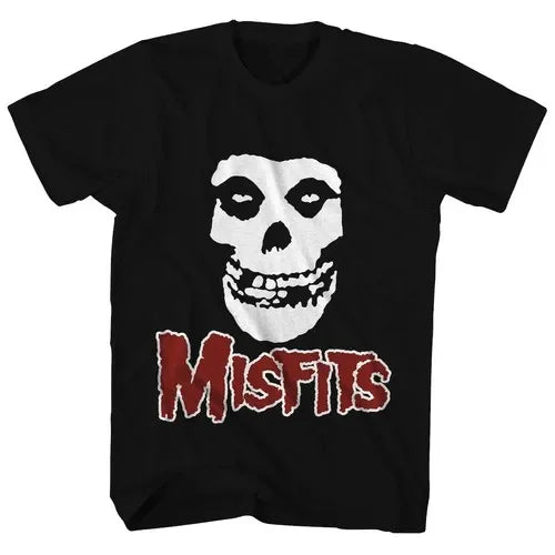 Cheap T-shirt Jerseys New Fashion Misfits Punk Style Tshirt Retro Street Skull Pattern Men's T-shirt