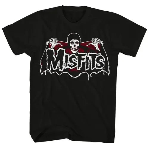 Cheap T-shirt Jerseys New Fashion Misfits Punk Style Tshirt Retro Street Skull Pattern Men's T-shirt