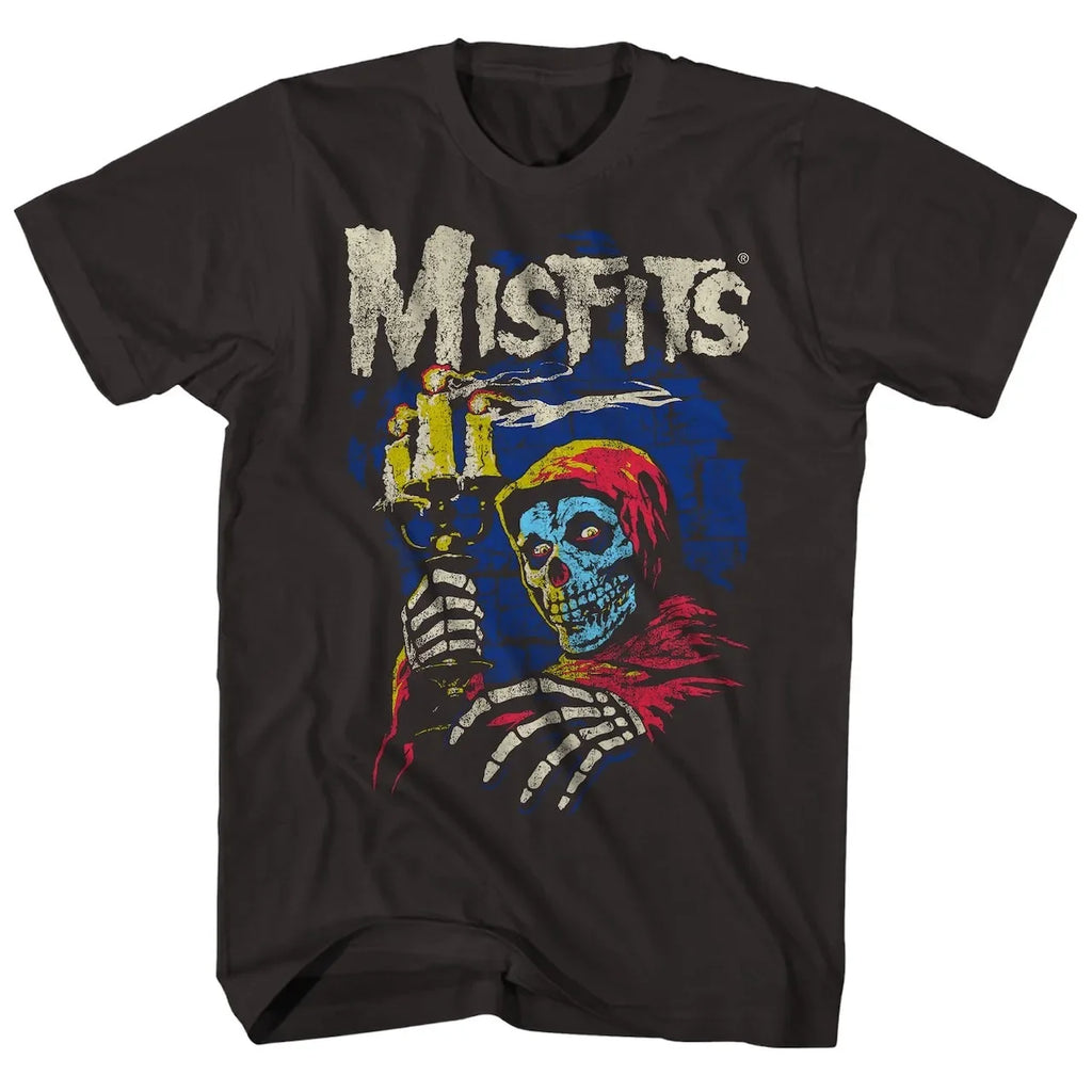 Cheap T-shirt Jerseys New Fashion Misfits Punk Style Tshirt Retro Street Skull Pattern Men's T-shirt