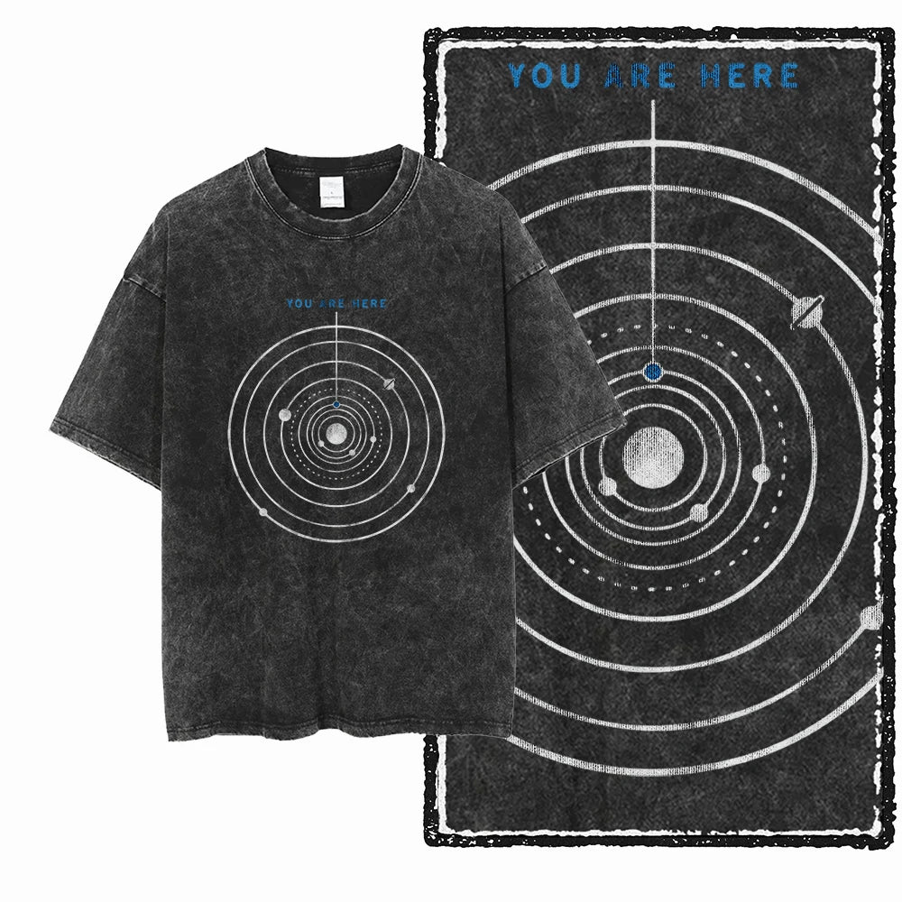 Cheap T-shirt Jerseys SA ASTRONAUT SPACE THEMES Printed Cotton Acid Washed Graphic Unisex T Shirt Cool Streetwear Men Tshirts Big Size Tee for men