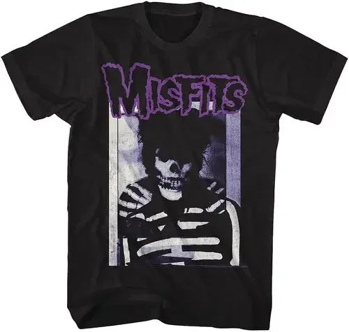 Cheap T-shirt Jerseys New Fashion Misfits Punk Style Tshirt Retro Street Skull Pattern Men's T-shirt