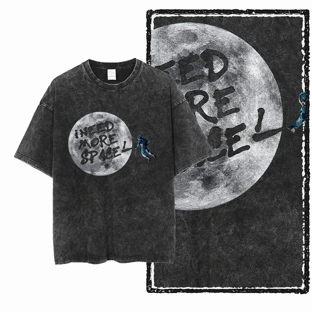 Cheap T-shirt Jerseys SA ASTRONAUT SPACE THEMES Printed Cotton Acid Washed Graphic Unisex T Shirt Cool Streetwear Men Tshirts Big Size Tee for men