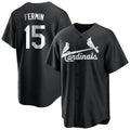 Choea St. Louis Cardinals #15 Jose Fermin Player Black City Connect Home Limited Stitched Jerseys