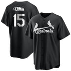 Choea St. Louis Cardinals #15 Jose Fermin Player Black City Connect Home Limited Stitched Jerseys