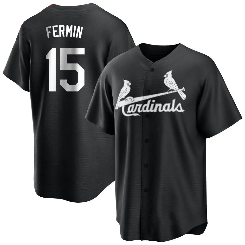 Choea St. Louis Cardinals #15 Jose Fermin Player Black City Connect Home Limited Stitched Jerseys