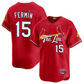 Choea St. Louis Cardinals #15 Jose Fermin Player Red City Connect Limited Stitched Jerseys