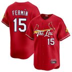 Choea St. Louis Cardinals #15 Jose Fermin Player Red City Connect Limited Stitched Jerseys