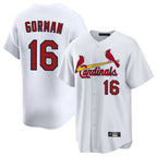 Choea St. Louis Cardinals #16 Nolan Gorman Player White Home Game Stitched Jerseys