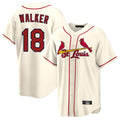 Choea St. Louis Cardinals #18 Jordan Walker Player Cream Home Game Stitched Jerseys