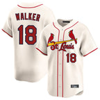 Choea St. Louis Cardinals #18 Jordan Walker Player Cream Home Limited Stitched Jerseys