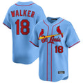 Choea St. Louis Cardinals #18 Jordan Walker Player Light Blue Home Limited Stitched Jerseys