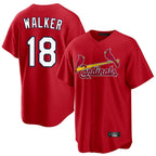 Choea St. Louis Cardinals #18 Jordan Walker Player Red Home Game Stitched Jerseys