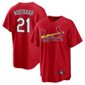 Choea St. Louis Cardinals #21 Lars Nootbaar Player Red Home Game Stitched Jerseys