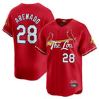 Choea St. Louis Cardinals #28 Nolan Arenado Player Red City Connect Limited Stitched Jerseys
