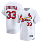 Choea St. Louis Cardinals #33 Brendan Donovan Player White Home Limited Stitched Jerseys
