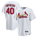 Choea St. Louis Cardinals #40 Willson Contreras Player White Home Game Stitched Jerseys