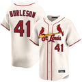 Choea St. Louis Cardinals #41 Alec Burlesona Player Cream Home Limited Stitched Jerseys