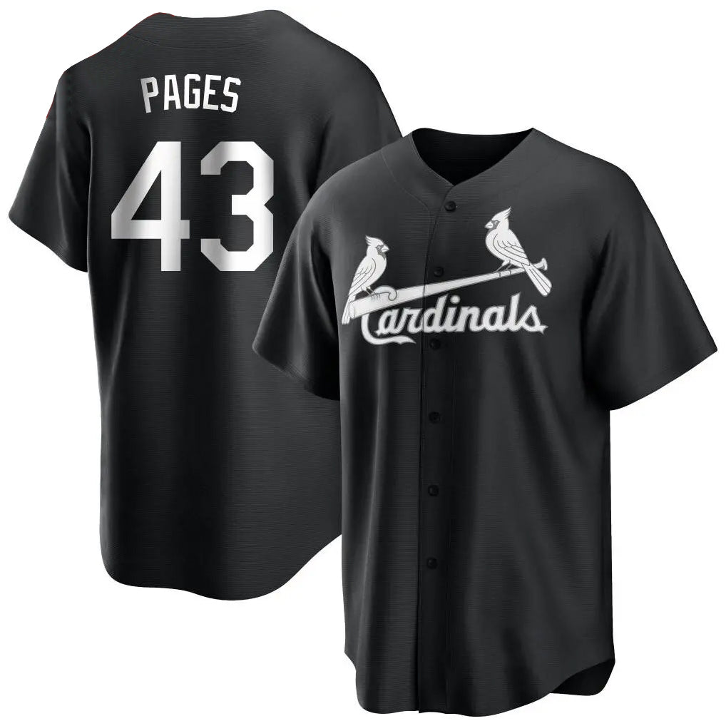 Choea St. Louis Cardinals #43 Pedro Pages Player Black City Connect Home Limited Stitched Jerseys