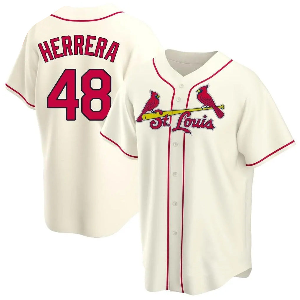 Choea St. Louis Cardinals #48 Ivan Herrera Player Cream Home Game Stitched Jerseys