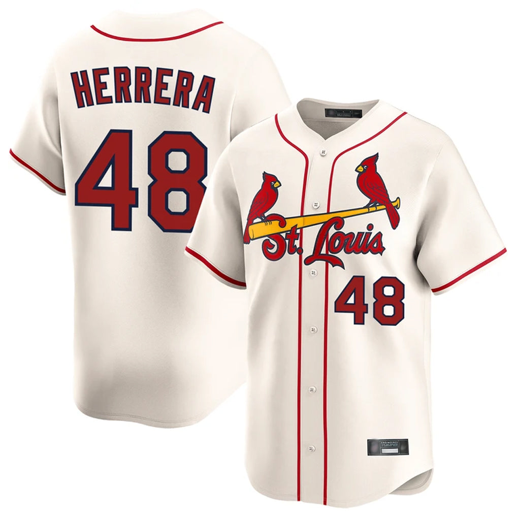 Choea St. Louis Cardinals #48 Ivan Herrera Player Cream Home Limited Stitched Jerseys