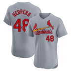 Choea St. Louis Cardinals #48 Ivan Herrera Player Gray Home Limited Elite Stitched Jerseys