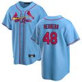 Choea St. Louis Cardinals #48 Ivan Herrera Player Light Blue  Home Game Stitched Jerseys