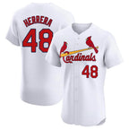 Choea St. Louis Cardinals #48 Ivan Herrera Player White Home Limited Elite Stitched Jerseys