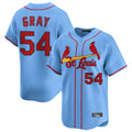 Choea St. Louis Cardinals #54 Sonny Gray Player Light Blue Home Limited Stitched Jerseys