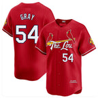 Choea St. Louis Cardinals #54 Sonny Gray Player Red City Connect Limited Stitched Jerseys