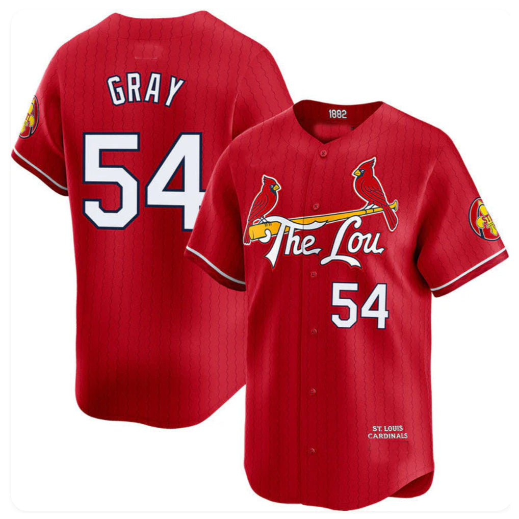 Choea St. Louis Cardinals #54 Sonny Gray Player Red City Connect Limited Stitched Jerseys
