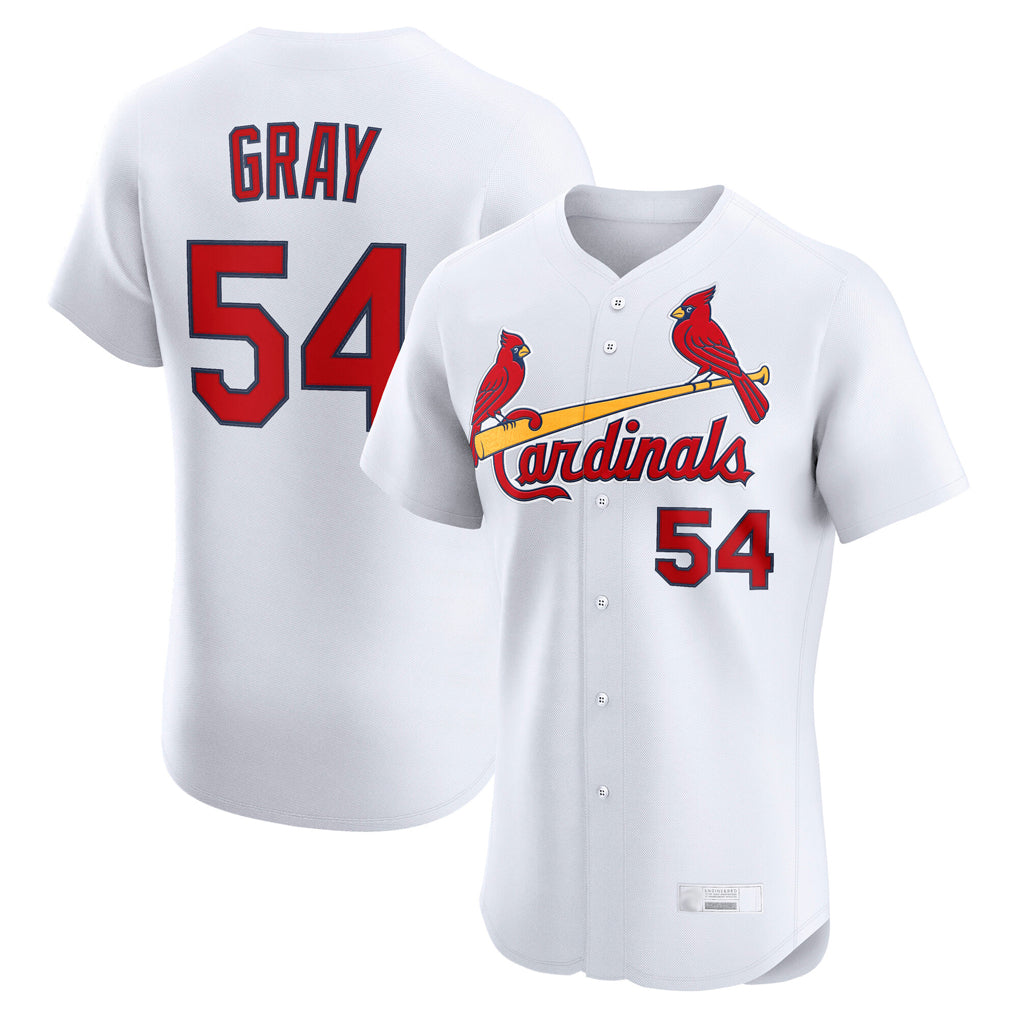 Choea St. Louis Cardinals #54 Sonny Gray Player White Home Limited Elite Stitched Jerseys