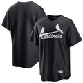 Choea St. Louis Cardinals Blank Player Black Cooperstown Collection Limited Stitched Jerseys