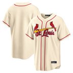 Choea St. Louis Cardinals Blank Player Cream Home Game Stitched Jerseys