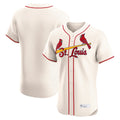 Choea St. Louis Cardinals Blank Player Cream Home Limited Elite Stitched Jerseys