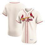 Choea St. Louis Cardinals Blank Player Cream Home Limited Elite Stitched Jerseys