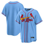 Choea St. Louis Cardinals Blank Player Light Blue Home Limited Game Stitched Jerseys