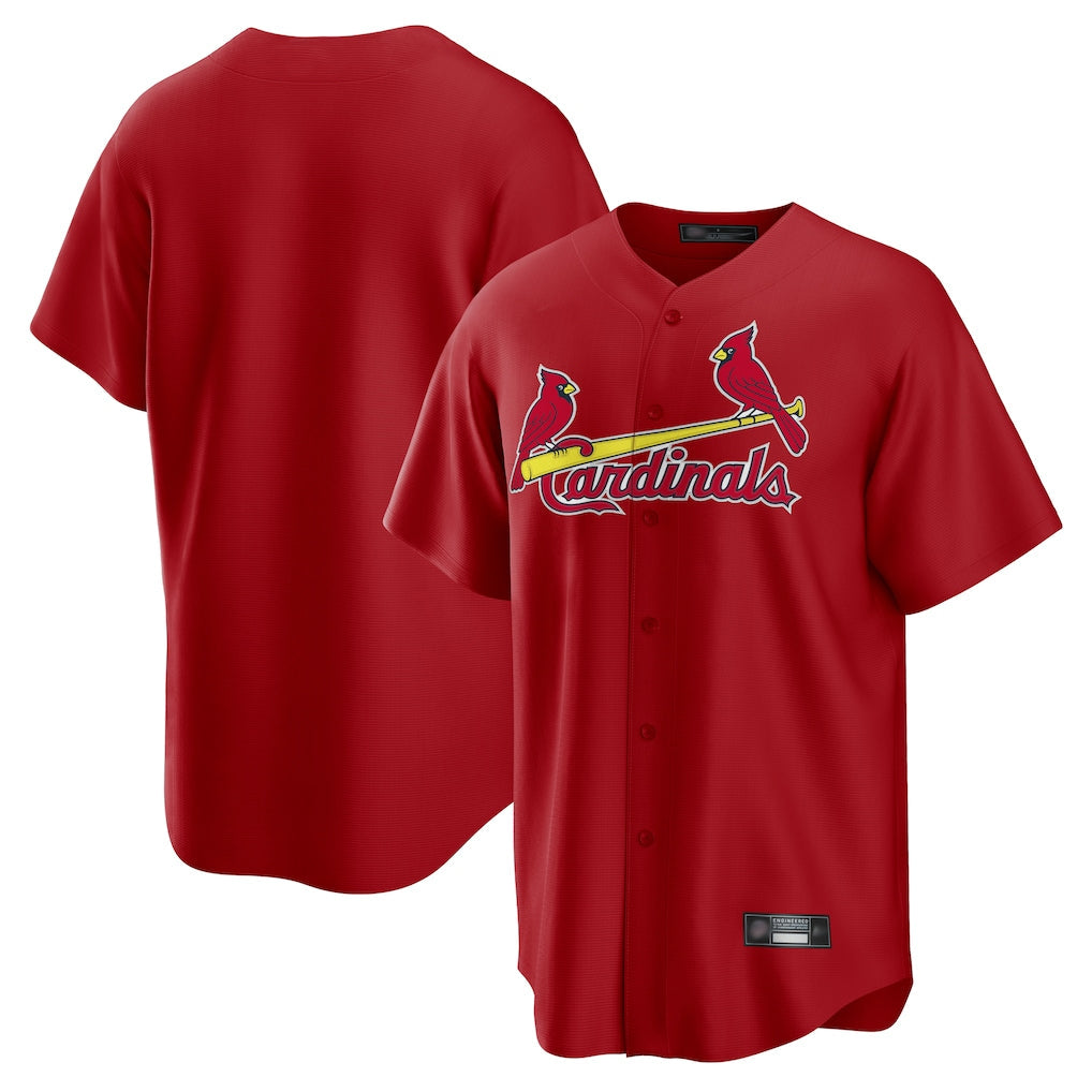 Choea St. Louis Cardinals Blank Player Red Home Game Stitched Jerseys