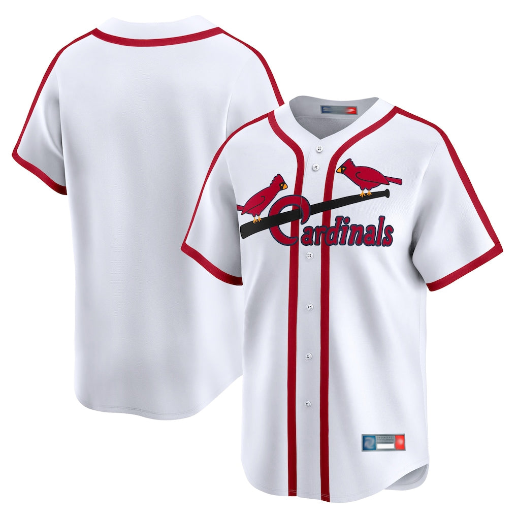 Choea St. Louis Cardinals Blank Player White Cooperstown Collection Limited Stitched Jerseys