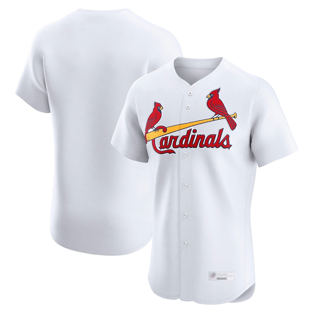 Choea St. Louis Cardinals Blank Player White Home Limited Elite Stitched Jerseys