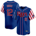 Choea TB.Rays #12 Wade Boggs Player Royal 2025 Independence Day Vapor Premier Limited Stitched Jerseys